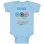 Baby Clothes Future Mathlete Math Geek Funny Baby Bodysuits Boy & Girl Cotton