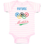 Baby Clothes Future Mathlete Math Geek Funny Baby Bodysuits Boy & Girl Cotton