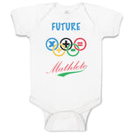 Baby Clothes Future Mathlete Math Geek Funny Baby Bodysuits Boy & Girl Cotton