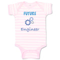 Baby Clothes Future Engineer Future Profession Baby Bodysuits Boy & Girl Cotton