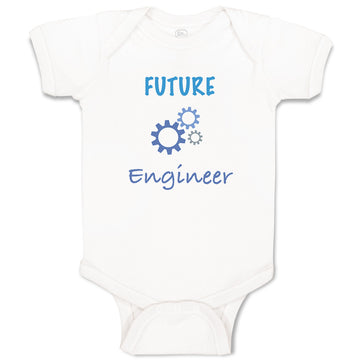 Baby Clothes Future Engineer Future Profession Baby Bodysuits Boy & Girl Cotton