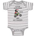 Baby Clothes Future Motocross Rider like My Daddy Baby Bodysuits Cotton