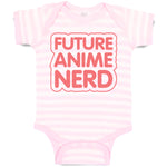 Baby Clothes Future Anime Nerd Funny Humor Baby Bodysuits Boy & Girl Cotton