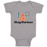 Baby Clothes Stay Curious Funny Nerd Geek Baby Bodysuits Boy & Girl Cotton