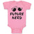 Baby Clothes Future Nerd Funny Nerd Geek Baby Bodysuits Boy & Girl Cotton