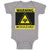 Baby Clothes Warning Biohazard Funny Nerd Geek Baby Bodysuits Boy & Girl Cotton