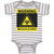 Baby Clothes Warning Biohazard Funny Nerd Geek Baby Bodysuits Boy & Girl Cotton