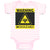 Baby Clothes Warning Biohazard Funny Nerd Geek Baby Bodysuits Boy & Girl Cotton