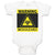 Baby Clothes Warning Biohazard Funny Nerd Geek Baby Bodysuits Boy & Girl Cotton