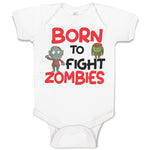 Born to Fight Zombies Funny Nerd Geek