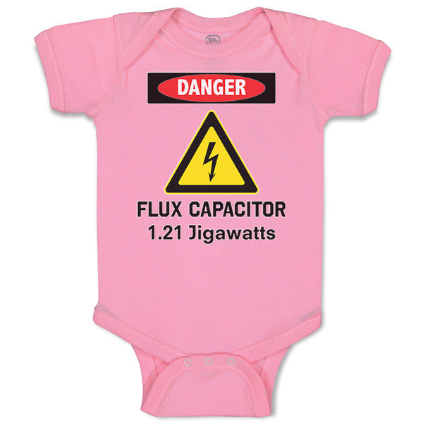 Baby Clothes Danger Flux Capacitor 1.21 Jigawatts Geek Future Funny Nerd Cotton