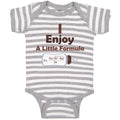 Baby Clothes I Enjoy A Little Formula Funny Nerd Geek Baby Bodysuits Cotton