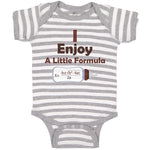 Baby Clothes I Enjoy A Little Formula Funny Nerd Geek Baby Bodysuits Cotton