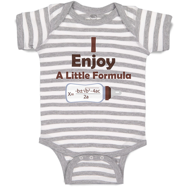 Baby Clothes I Enjoy A Little Formula Funny Nerd Geek Baby Bodysuits Cotton