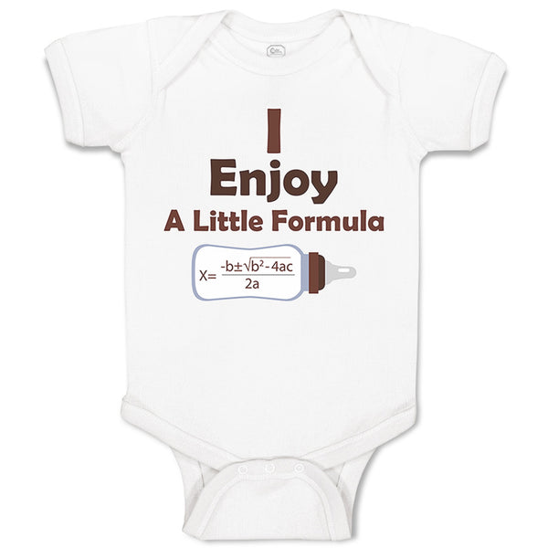 Baby Clothes I Enjoy A Little Formula Funny Nerd Geek Baby Bodysuits Cotton