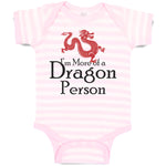 Baby Clothes I'M More of A Dragon Person Funny Nerd Geek Baby Bodysuits Cotton