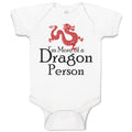 Baby Clothes I'M More of A Dragon Person Funny Nerd Geek Baby Bodysuits Cotton