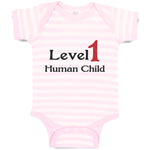 Level 1 Human Child Funny Nerd Geek