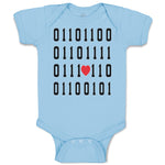 Baby Clothes 1101100 Funny Nerd Geek Baby Bodysuits Boy & Girl Cotton