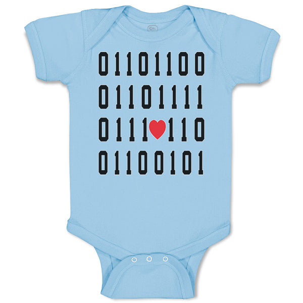 Baby Clothes 1101100 Funny Nerd Geek Baby Bodysuits Boy & Girl Cotton