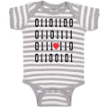 Baby Clothes 1101100 Funny Nerd Geek Baby Bodysuits Boy & Girl Cotton
