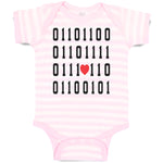 Baby Clothes 1101100 Funny Nerd Geek Baby Bodysuits Boy & Girl Cotton