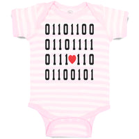 Baby Clothes 1101100 Funny Nerd Geek Baby Bodysuits Boy & Girl Cotton