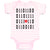 Baby Clothes 1101100 Funny Nerd Geek Baby Bodysuits Boy & Girl Cotton