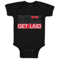 Baby Clothes I'M Proof That Nerds Get Laid Funny Nerd Geek Baby Bodysuits Cotton