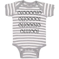 Baby Clothes 1.0000100110001001E+22 Funny Nerd Geek Baby Bodysuits Cotton