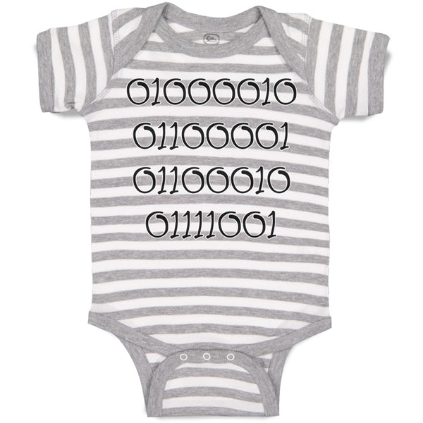Baby Clothes 1.0000100110001001E+22 Funny Nerd Geek Baby Bodysuits Cotton