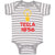 Baby Clothes Tesla 1856 Funny Nerd Geek Baby Bodysuits Boy & Girl Cotton