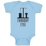 Baby Clothes Faraday 1791 Funny Nerd Geek Baby Bodysuits Boy & Girl Cotton