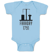 Baby Clothes Faraday 1791 Funny Nerd Geek Baby Bodysuits Boy & Girl Cotton