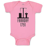 Baby Clothes Faraday 1791 Funny Nerd Geek Baby Bodysuits Boy & Girl Cotton