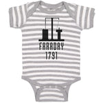 Baby Clothes Faraday 1791 Funny Nerd Geek Baby Bodysuits Boy & Girl Cotton