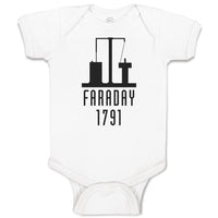 Baby Clothes Faraday 1791 Funny Nerd Geek Baby Bodysuits Boy & Girl Cotton