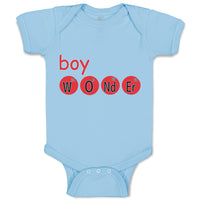 Baby Clothes Boy W O Nd Er Funny Nerd Geek Baby Bodysuits Boy & Girl Cotton