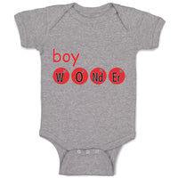 Baby Clothes Boy W O Nd Er Funny Nerd Geek Baby Bodysuits Boy & Girl Cotton