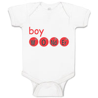 Baby Clothes Boy W O Nd Er Funny Nerd Geek Baby Bodysuits Boy & Girl Cotton