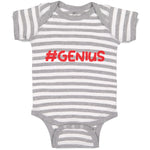 Baby Clothes #Genius Funny Nerd Geek Baby Bodysuits Boy & Girl Cotton