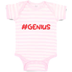 Baby Clothes #Genius Funny Nerd Geek Baby Bodysuits Boy & Girl Cotton