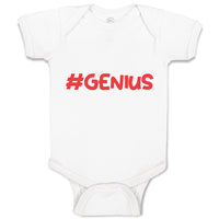 Baby Clothes #Genius Funny Nerd Geek Baby Bodysuits Boy & Girl Cotton