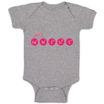 Baby Clothes Girl Ge N I U S Funny Nerd Geek Baby Bodysuits Boy & Girl Cotton