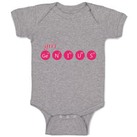 Baby Clothes Girl Ge N I U S Funny Nerd Geek Baby Bodysuits Boy & Girl Cotton