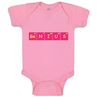Baby Clothes Ge N I U S Funny Nerd Geek Baby Bodysuits Boy & Girl Cotton