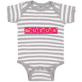 Baby Clothes Ge N I U S Funny Nerd Geek Baby Bodysuits Boy & Girl Cotton