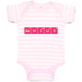 Baby Clothes Ge N I U S Funny Nerd Geek Baby Bodysuits Boy & Girl Cotton