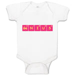 Baby Clothes Ge N I U S Funny Nerd Geek Baby Bodysuits Boy & Girl Cotton