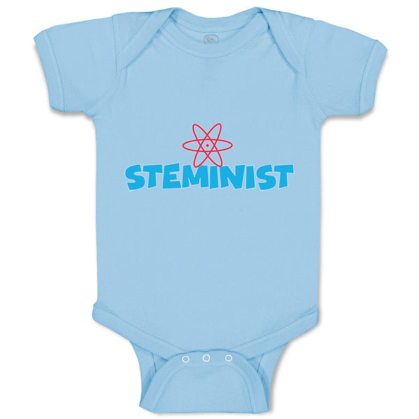 Baby Clothes Steminist Funny Nerd Geek Baby Bodysuits Boy & Girl Cotton